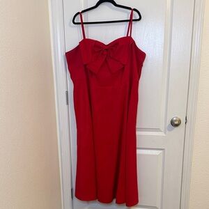 a new day midi Red Dress with Bow